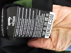 Venum Jacket XXL MMA Adult Full Zip Green Black Viper Head Logo Pockets