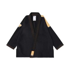 Albino & Preto Herringbone BJJ Gi Black | Premium Brazilian Jiu Jitsu Kimono
