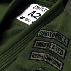 Shoyoroll Undefeated Batch 31 UND Olive Green BJJ Gi Kimono 450 GSM With Bag
