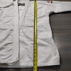 FUJI Gi White Martial Arts Kimono Top Size 3 Jiu Jitsu MMA Karate No Belt