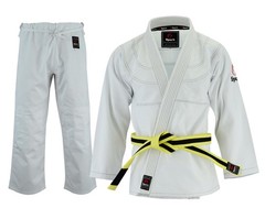 BJJ Gi Men’s Brazilian Jiu Jitsu Kimono White Black Blue Grey Premium Adult UK