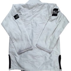 Elite Sports BJJ Gi Jacket White Technical Fightwear Size C1 with White Belt