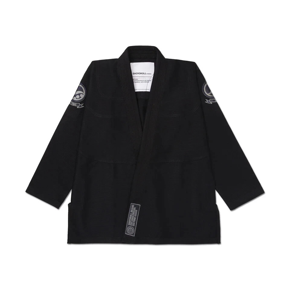 Shoyoroll Spiral Black BJJ Gi 450 GSM Jiu Jitsu Kimono Uniform With Bag
