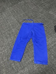 Gladiator Jiu-Jitsu Kids Gi Pants 00 Blue 0 Black Cotton Gi Youth BJJ