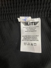 Elite BJJ Gi Jacket A3 ET2500 Black Top Only