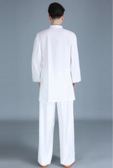 Summer Tai Chi Clothes Wrinkle Free Wushu Clothing Kung Fu White Women Men