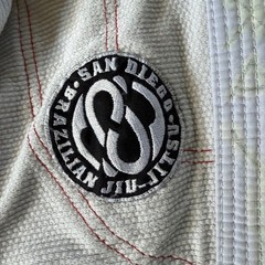 Gracie Barra GB Equipe Storm San Diego Jiu Jitsu Gi Top Only Y2 No More Bullying