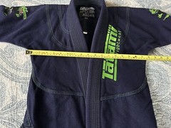 Kids Tatami Animal Jiu-Jitsu Kimono Cesar Crocodile Navy Blue & Green Size M1