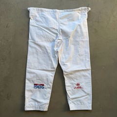 Gracie Barra Jiu Jitsu Gi Mens A1 White Kimono Pesado Set BJJ Top Pants BJJ