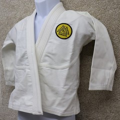 Gracie Humaita BJJ Gi Kids Size M000 White Jiu Jitsu Kimono Uniform