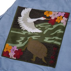 Albino and Preto Origami BJJ Gi: Brazilian Jiu Jitsu Kimono