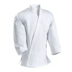 Martial Sports Lightweight White Karate Gi 8-oz Free Belt Free Shipping