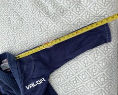 Valor VTY 2.0 BJJ Boys Kids Blue Gi Brazilian Jiu Jitsu Kimono Pants Set M2