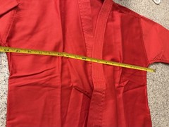 NEW Tiger Claw Uniform Martial Arts Suit 2 Piece Red Outfit Size 0