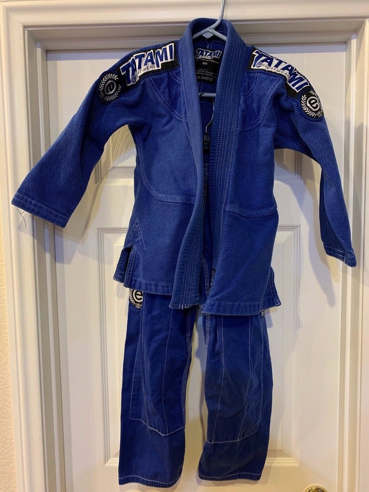 Tatami Fightwear Estilo Junior Blue & White