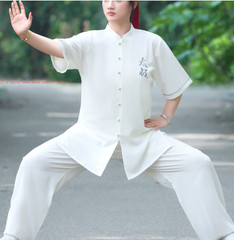 Tai Chi Clothes Set Kung Fu Uniform morning exercise Men Women martial arts Suit