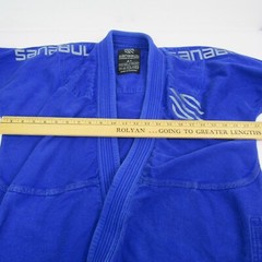 Sanabul Gi Jacket Ultra Light Jiu Jitsu Men’s A1 Blue Top Only Martial Arts