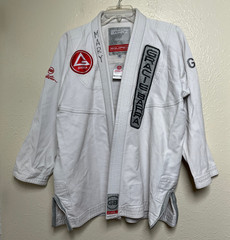 Gracie Barra Gi Top Unisex A3 White Jiu Jitsu BJJ Kimono Uniform