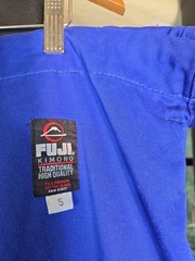 Fuji Kimonos Gi Set Men Sz 5 Blue Jiu Jitsu Uniform Jacket Pants Traditional