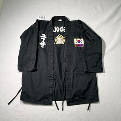 Kuk Sool Won Instructor Uniform Black Stitched 3 Korea Patch Martial Arts