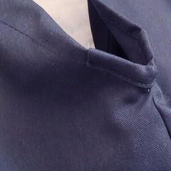 Japanese Hakama with Hook and Loop Fastener – Budo – Aikido – Kendo (Navy blue)