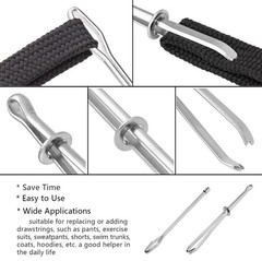 10 PCS Sweatpants Drawstrings with Threader