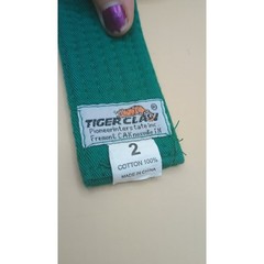 Tiger Claw Taekwondo Teal Belt Size 2 Lightweight Student Karate