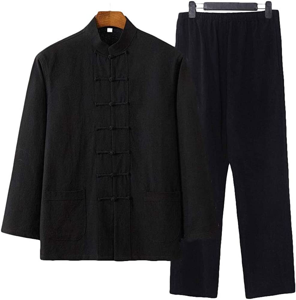 Chinese Martial Arts Suit – Kung Fu Uniforms Long Sleeve Shirt and Pant