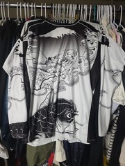 Fuji MMA BJJ Jiu Jitsu Long Sleeve Rashguard Rash Guard – Sakana Black/White