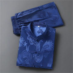 NEW Silk Blend Tang Suit Tai Chi Uniform Kung Fu Martial Arts Wing Chun Clothes