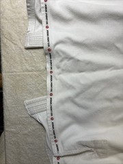 Koral Fight Co A1 White 100% Cotton Brazilian Jiu-Jitsu Top A3 Pants, Manto Belt