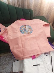 Albino & Preto BJJ Gi Year of the Dragon Noreen Peach Jiu Jitsu Kimono 450GSM