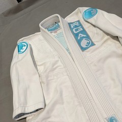 Fuji Renzo Gracie Jiu-Jitsu BJJ MMA Gi Kimono White/Blue Women WC2 Jacket Top