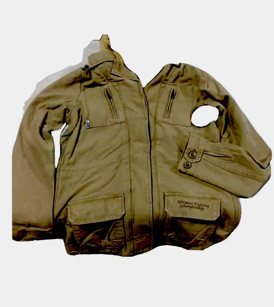 Ultimate Fighting Championship GI Jane Women’s Jacket *Camel *Size Small ~NEW.