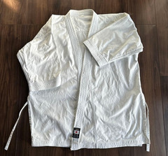 Karate Gi Uniform Set Kata Practice Dogi With White Band Used Made In Japan