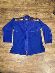 Venum BJJ GI Competitor Single Weave Blue Size A4 Adult Embroidered Patches