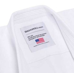 Shoyoroll – White Jiu Jitsu Uniform Batch #151: 24 Americana Kimono BJJ 450 GSM