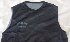 Everlast Boxing Mesh Sleeveless Pullover Vest Black/ Gray Polyester