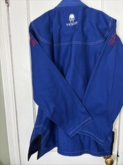Verus New Blue Red And White Cotton Adult Jiu Jitsu Jacket A2 GLADIUS BRAZILIAN