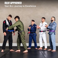 Adults Brazilian Jiu Jitsu Belts for Men & Women,Cotton IBJJF Approved BJJ Be…
