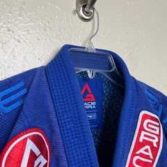 Gracie Barra Gi Top Unisex A0 Blue Jiu Jitsu BJJ Kimono Uniform