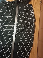 Hapkido Uniform Medium Weight, Diamond Stitch Black White
