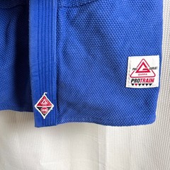 Gracie Barra Gi Jiu Jitsu Kimono Size A2 Blue Equipe Storm 100% Cotton GB MMA