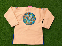 Shoyoroll x Albino & Preto BJJ Gi Year of the Dragon Peach Kimono
