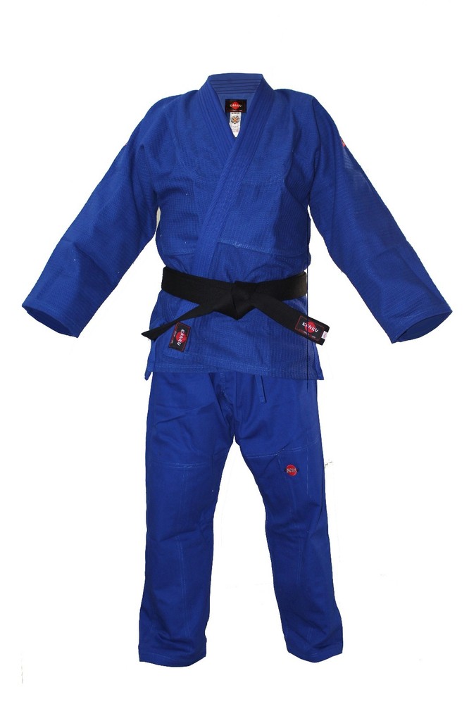 KANKU NEW Blue Jiu jitsu Gi uniform, 550 gram Gold Weave, Bjj Gi for Adult, Kids