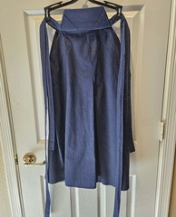 Childs Kendo Hakama Navy Blue Cotton Japanese – Front Waist to Hem 28″