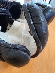 Japanese Kendo Kote Gloves Armor Navy Blue Size L Traditional