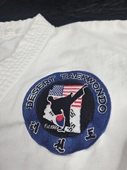 Martial Arts Youth Desert Taekwondo 2 Piece Uniform 1/140