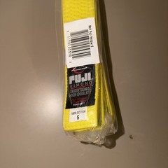 Fuji Kimono Jiu Jitsu Belt – Judo – Yellow – (83977) Size 5