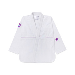 Custom White BJJ Gi 450 GSM Pearl Weave Jacket 10 oz Ripstop Pants Brazilian